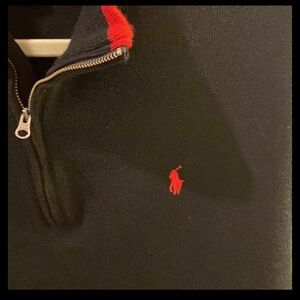 2- Boys black Polo and class club pullovers  size XL- 18/20